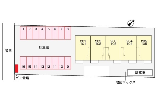 レーヴの区画図