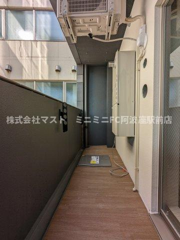 エステムコート大阪福島Ⅱレイヤーのバルコニー