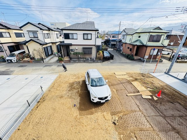 松戸市栄町６丁目新築戸建（栄町23期）の展望|バルコニーより道路側眺望