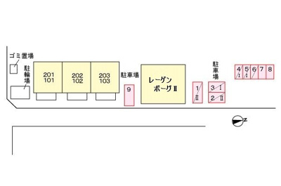 【駐車場】 | ヴィラージュ桜森