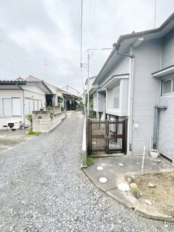 郡山市台新2丁目　住宅用地の前面道路含む現地写真|前面道路