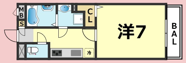 【間取り】 | クレール栄翔