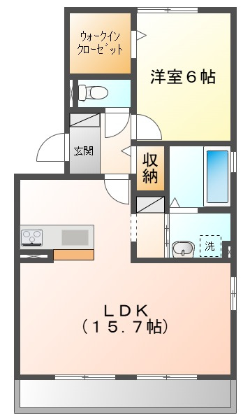 メゾンドシュクルの間取り