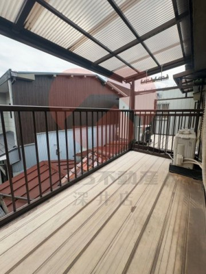 【バルコニー】 | 東大阪市稲田新町１丁目貸家