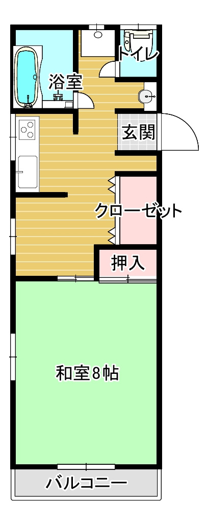 班目グリーンハイツの間取り