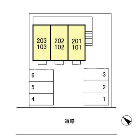 メゾン･アヴァンセの区画図|高崎、前橋エリアのお部屋探しはエンドスケープまで！お客様の理想お聞かせ下さい♪