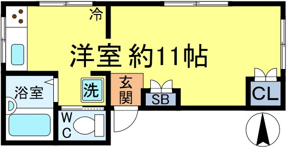 メゾンクレール宇内の間取り