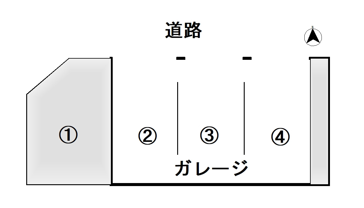 小寺月極駐車場の区画図