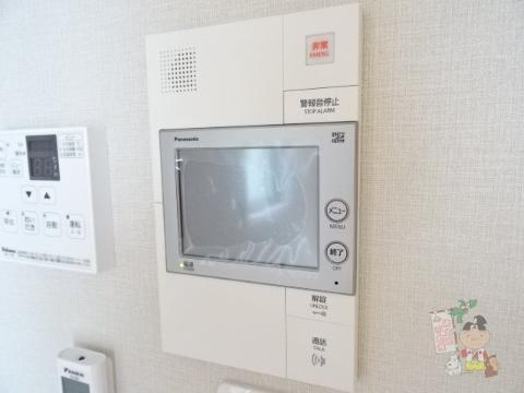 アルバ鹿田のセキュリティ|カメラ付インターホン