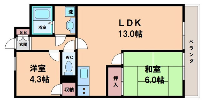 【間取り】 | ルナ我孫子