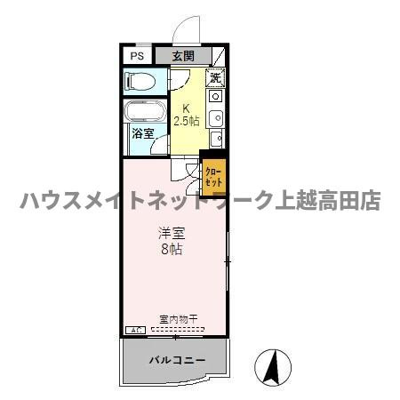 エクセレントコート Ａ棟の間取り|間取図
