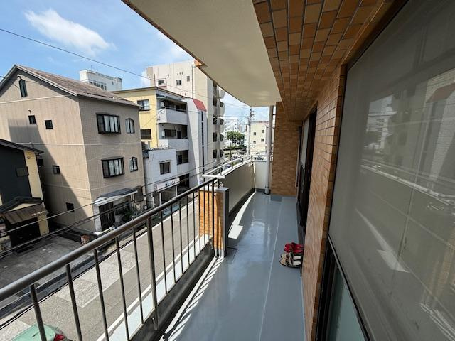 ダイアパレス大川筋のバルコニー
