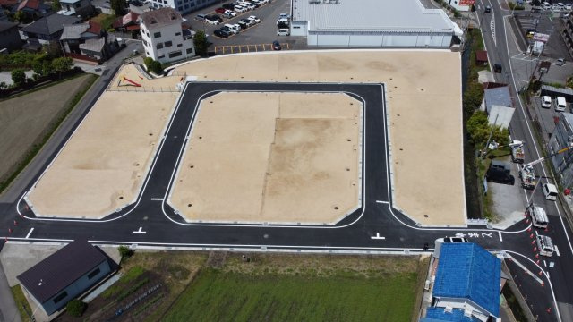 ピースタウン東近江外町Ⅰの土地図|2025年5月8日_ドローン撮影