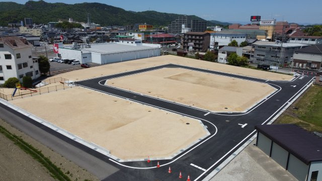 ピースタウン東近江外町Ⅰの土地図|2025年5月8日_ドローン撮影