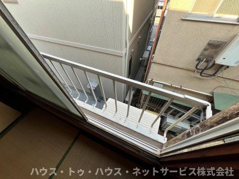 ラークコーポのバルコニー