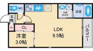 【間取り】 | grandtic Etincelle | 略図の為、現状優先