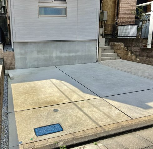 関町北戸建の駐車場