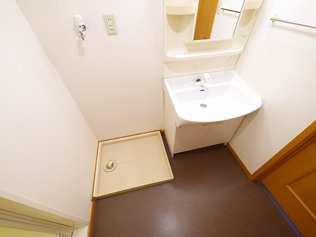 カーサプラシードの洗面所|使いやすい洗面所です