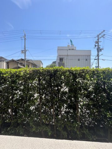 ハイネスヴェルデ大正館の展望|１階のお部屋ですが、外から見えにくい仕様になっています。