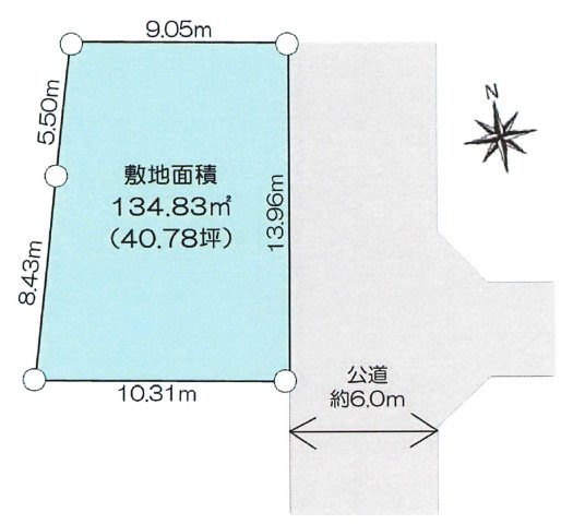 【区画図】 | 一之宮８丁目中古戸建