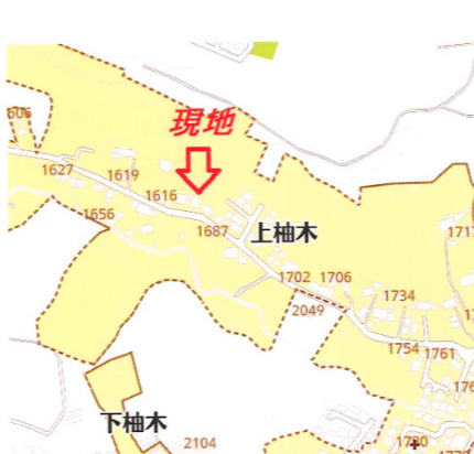 八王子市　上柚木　売地の地図|～仲介手数料無料☆八王子ひなた不動産～八王子市上柚木　売地
