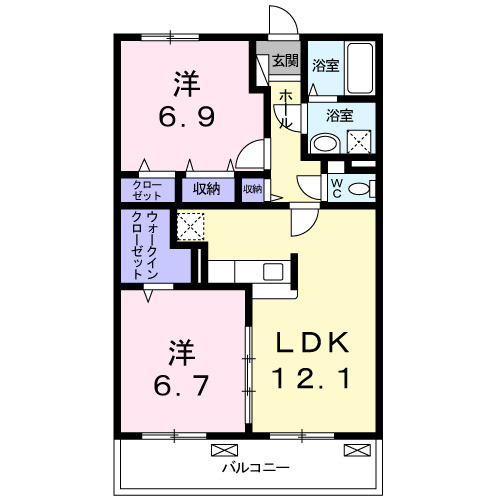 【間取り】 | クレメント　Ａ