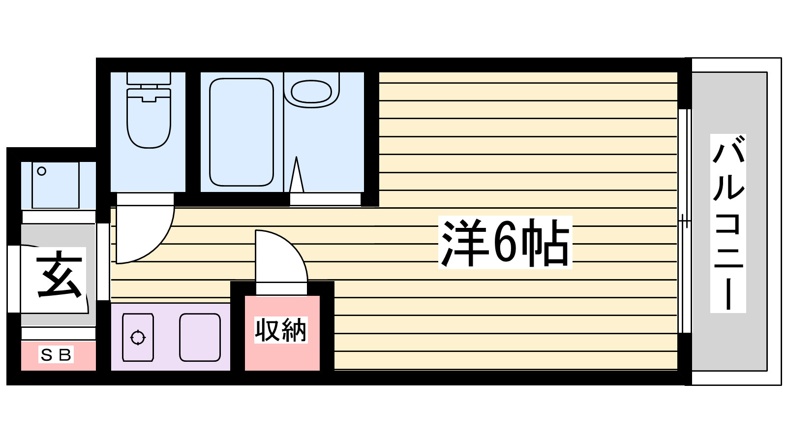スパローズネストの間取り