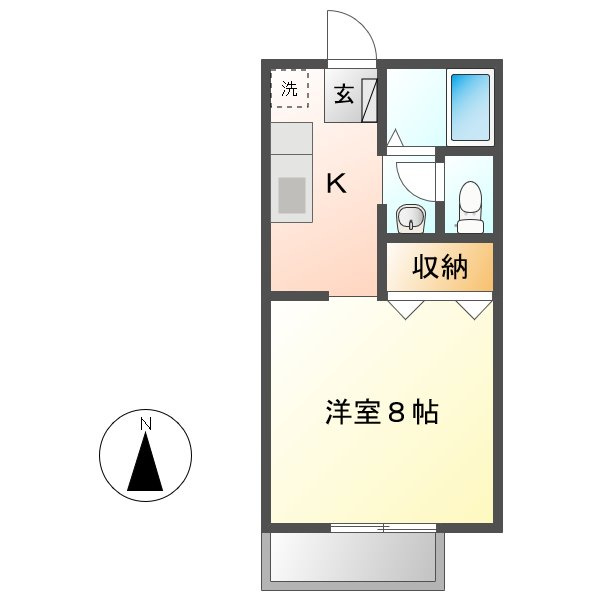 西之浦サンプラザの間取り