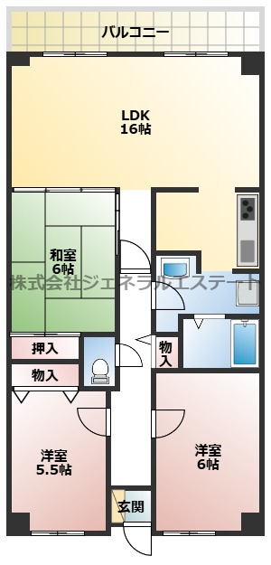 PHOENIX COURT 交野Ⅱの間取り