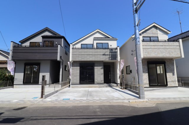 月々９万円台～　新築戸建　川越市砂の外観|全3棟！いつでもご内覧いただけます♪