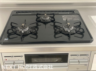 【キッチン】 | 【ペットと一緒に暮らせる】　桜台ハイツ弐号棟 | ガス３コクチコンロです♪お料理もスピーディーに仕上がります！！