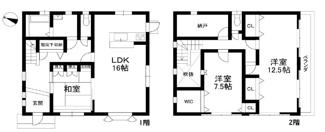 【間取り】 | 近江八幡市安土町西老蘇　中古戸建