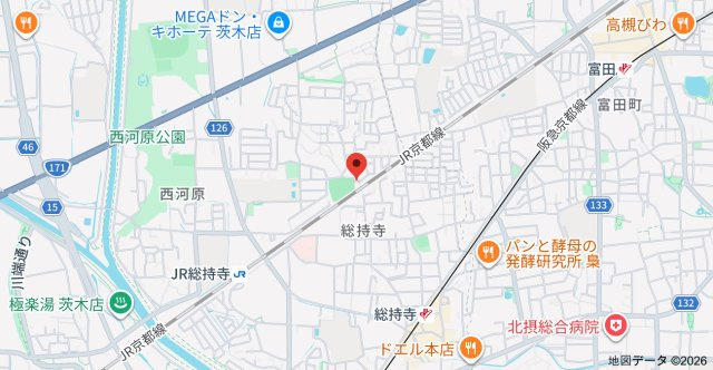 パロス茨木ノーステラスの地図