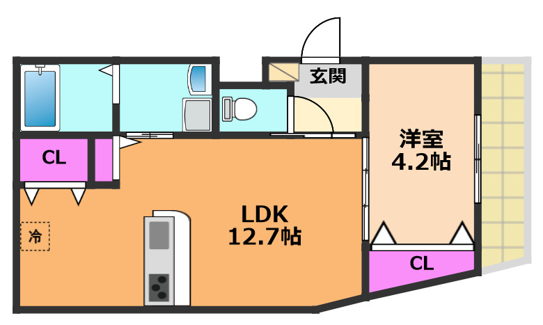 パロス茨木ノーステラスの間取り