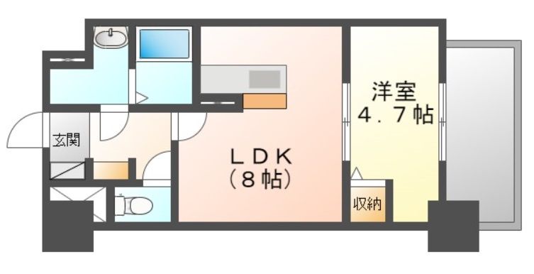 Ｍａｙｆａｉｒ田町Ｐｒｅｍｉｕｍの間取り