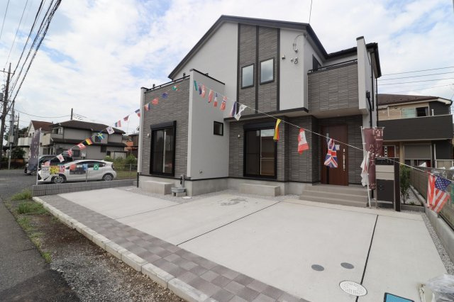 月々８万円台～　新築戸建　川越市安比奈新田の外観|完成しました！いつでもご内覧いただけます♪