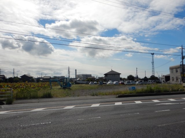 連島町鶴新田　事業用貸地の外観