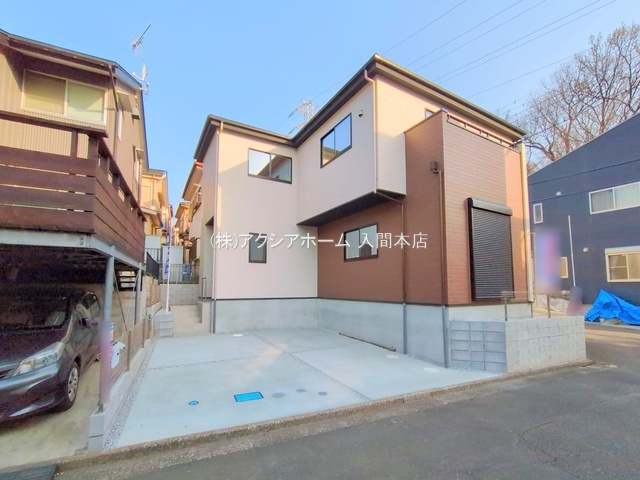 入間市上藤沢・全1棟　新築一戸建　～開放感のある角地～の外観