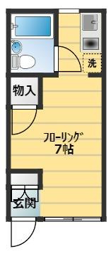 ハイツ新小平の間取り