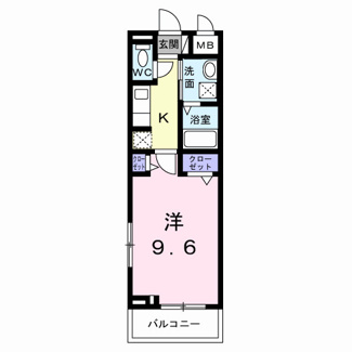 【間取り】 | アロ・ラウレア　Ｋ