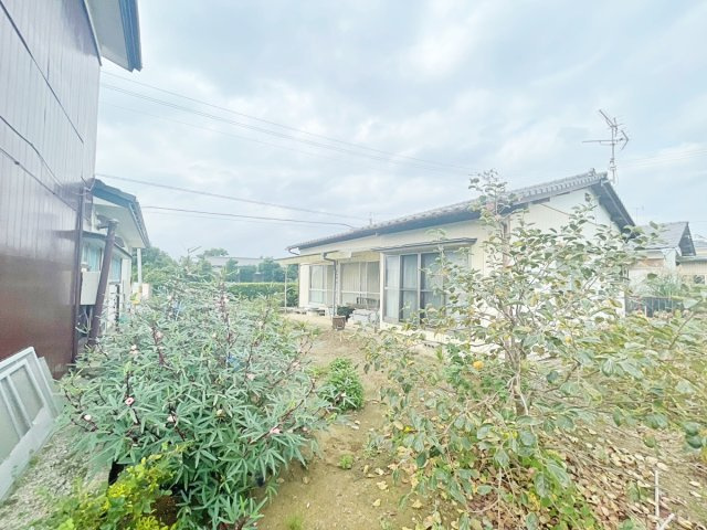 いわき市錦町蛭田　中古戸建の庭
