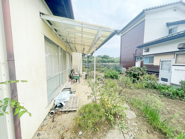 いわき市錦町蛭田　中古戸建の庭