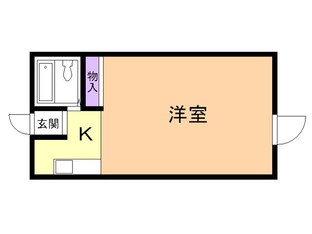 コーポ来夢の間取り