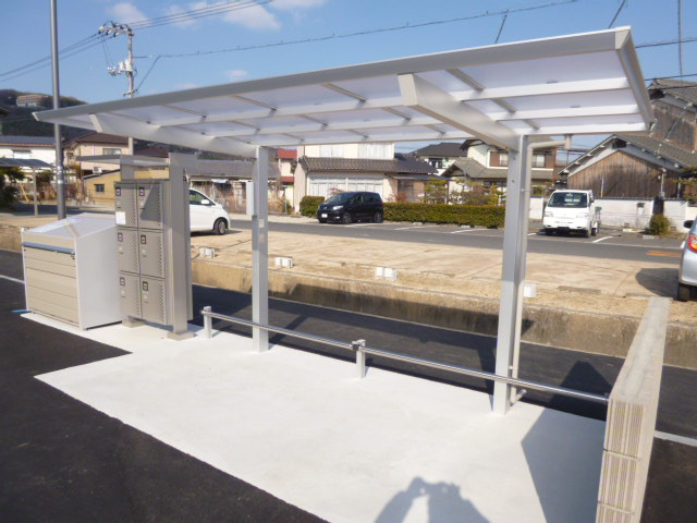 倉敷市連島町鶴新田のアパートのその他共用部分|駐輪場