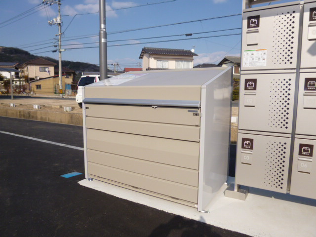 倉敷市連島町鶴新田のアパートのその他共用部分|敷地内ゴミステーション
