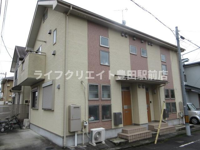 日野二世帯住宅の外観
