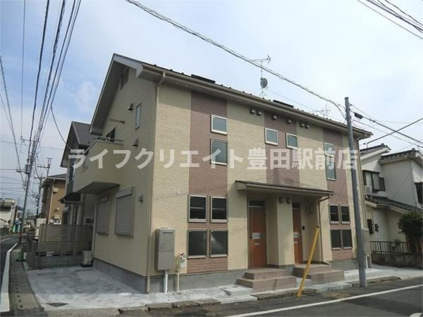 日野二世帯住宅の外観