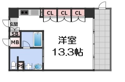 【間取り】 | アーデンタワー南堀江