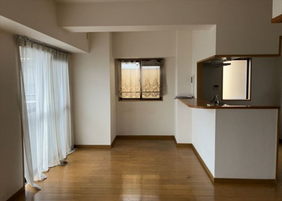 【居間・リビング】 | ロイヤルステージ淵野辺 | 直線タイプはLとDKを一直線に並べた形で対面キッチンのタイプです。一般的なのでよく見かけるかもしれません。直線タイプに似た直接アイランドタイプは、キッチンとダイニングの間に壁がない分広く感じられます。