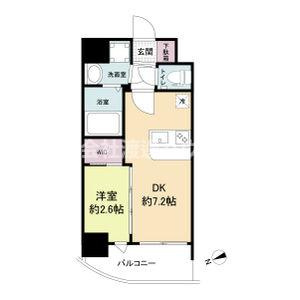 セレニテ江坂アリアの間取り